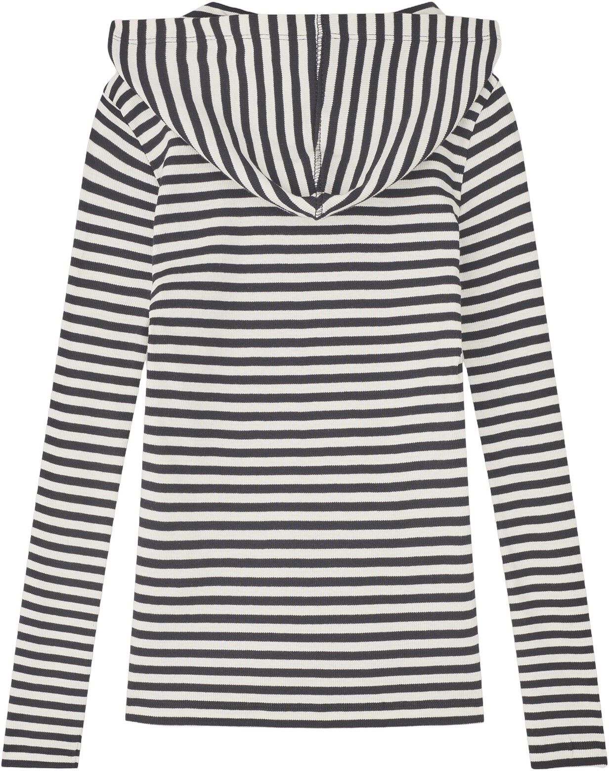 2x2 Cotton Stripe Tally Hoodie