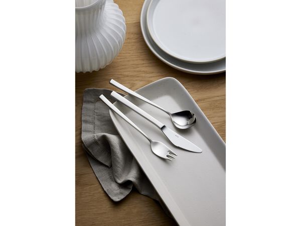 Dessertskje Fuga 17 cm Matt/Blankt stål