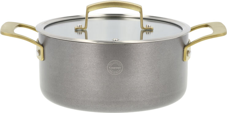 "Gryta med lock Durance 2,9 liter 20 cm Rostfritt stål"
