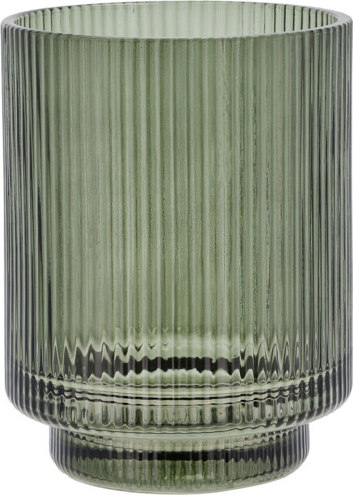 Tannbørsteholder Clarity 8 x 10,3 cm Dark Green Glass