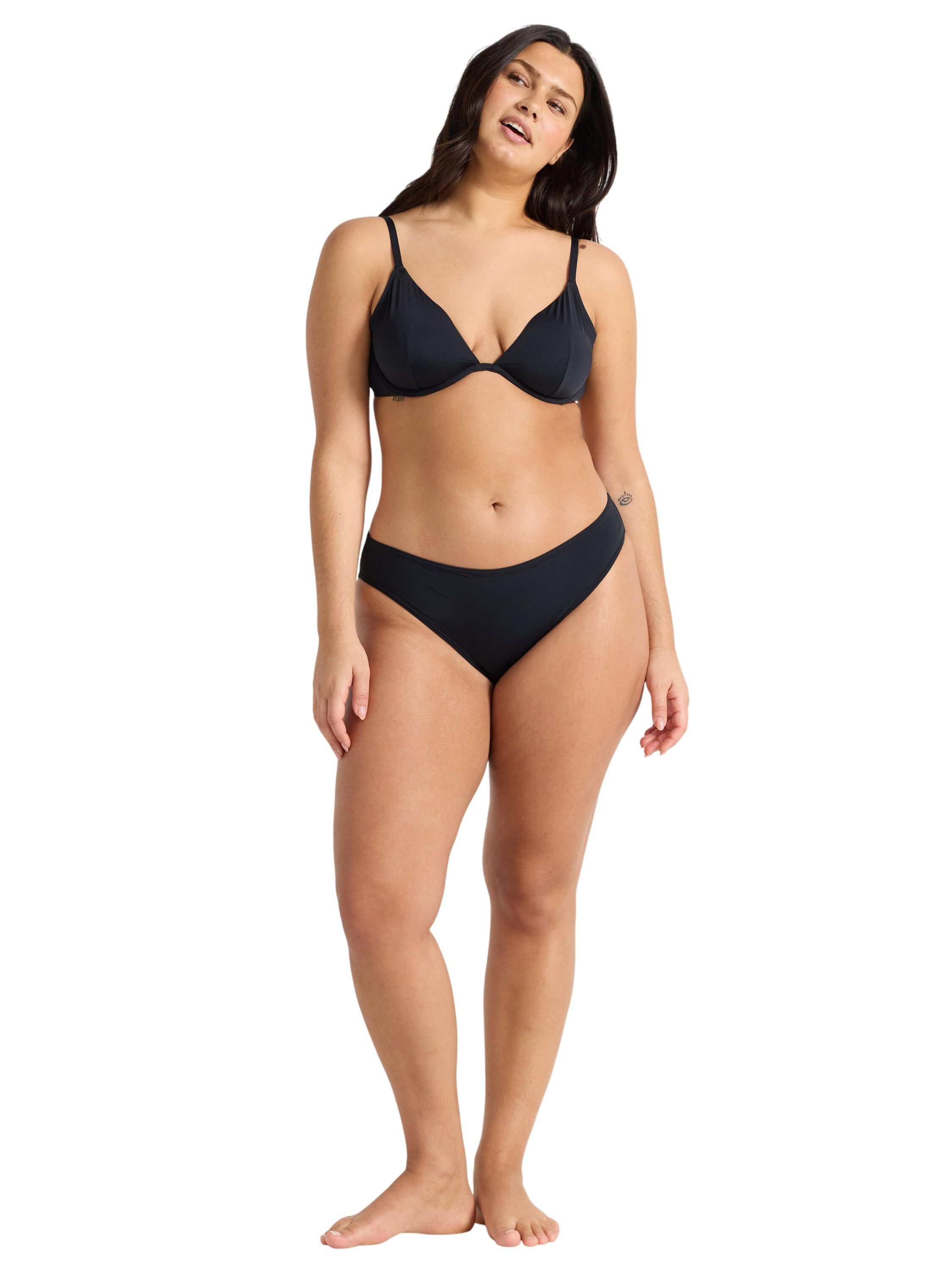 Bikinitrusser med normal talje