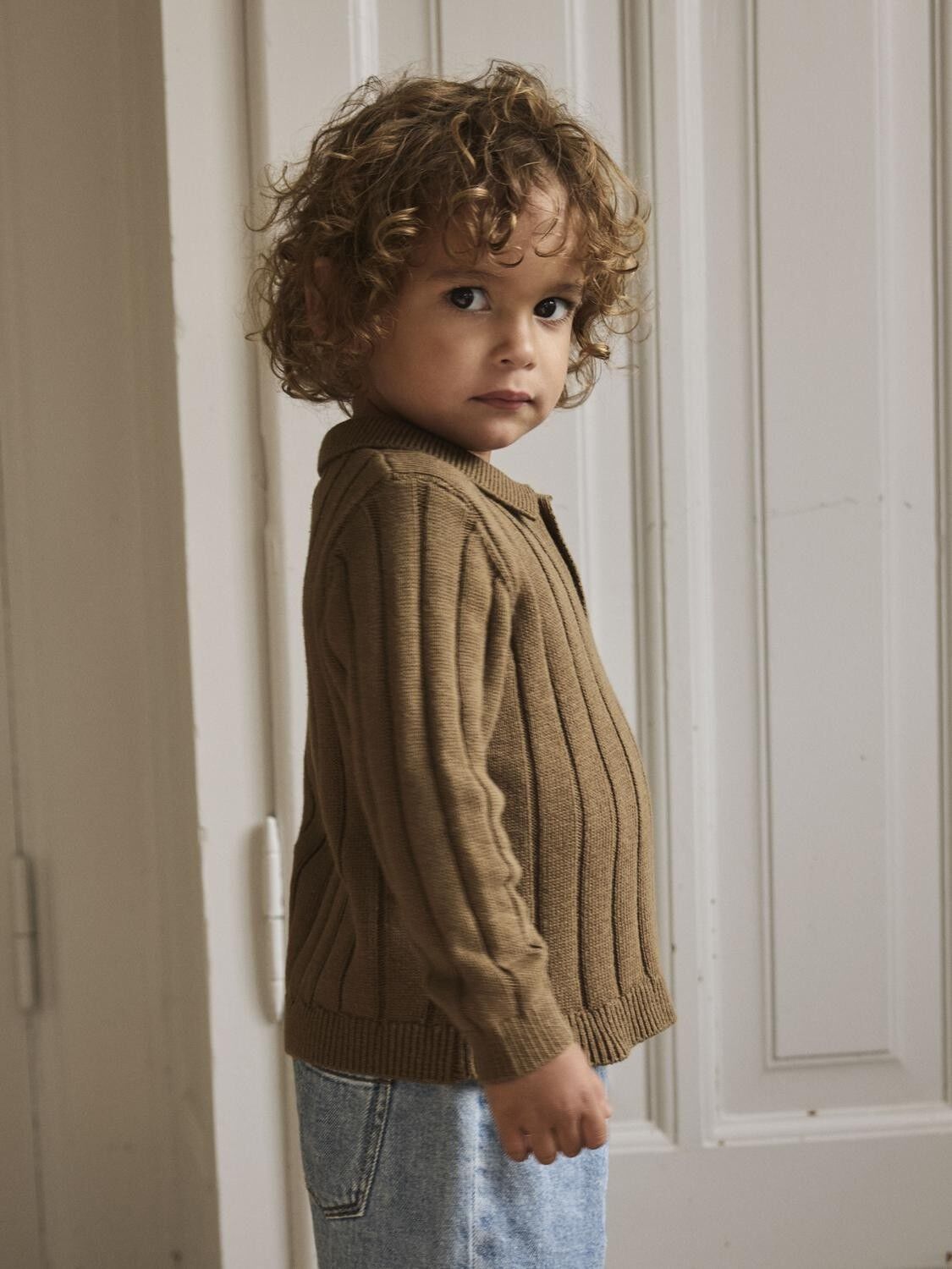 Nmmlomon Ls Loose Knit Polo Lil