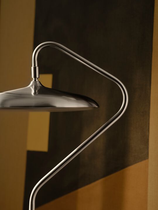 ARTIST TABLE LED STAINLESS STEEL