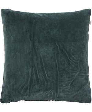 VELVET/MØRKEGRØN, PYNTEPUDE 48x48 CM
