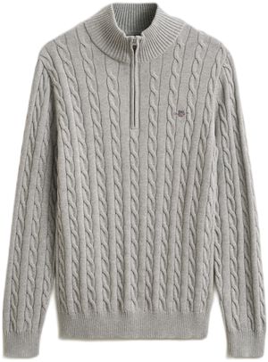 Cable Knit Half-Zip Sweater