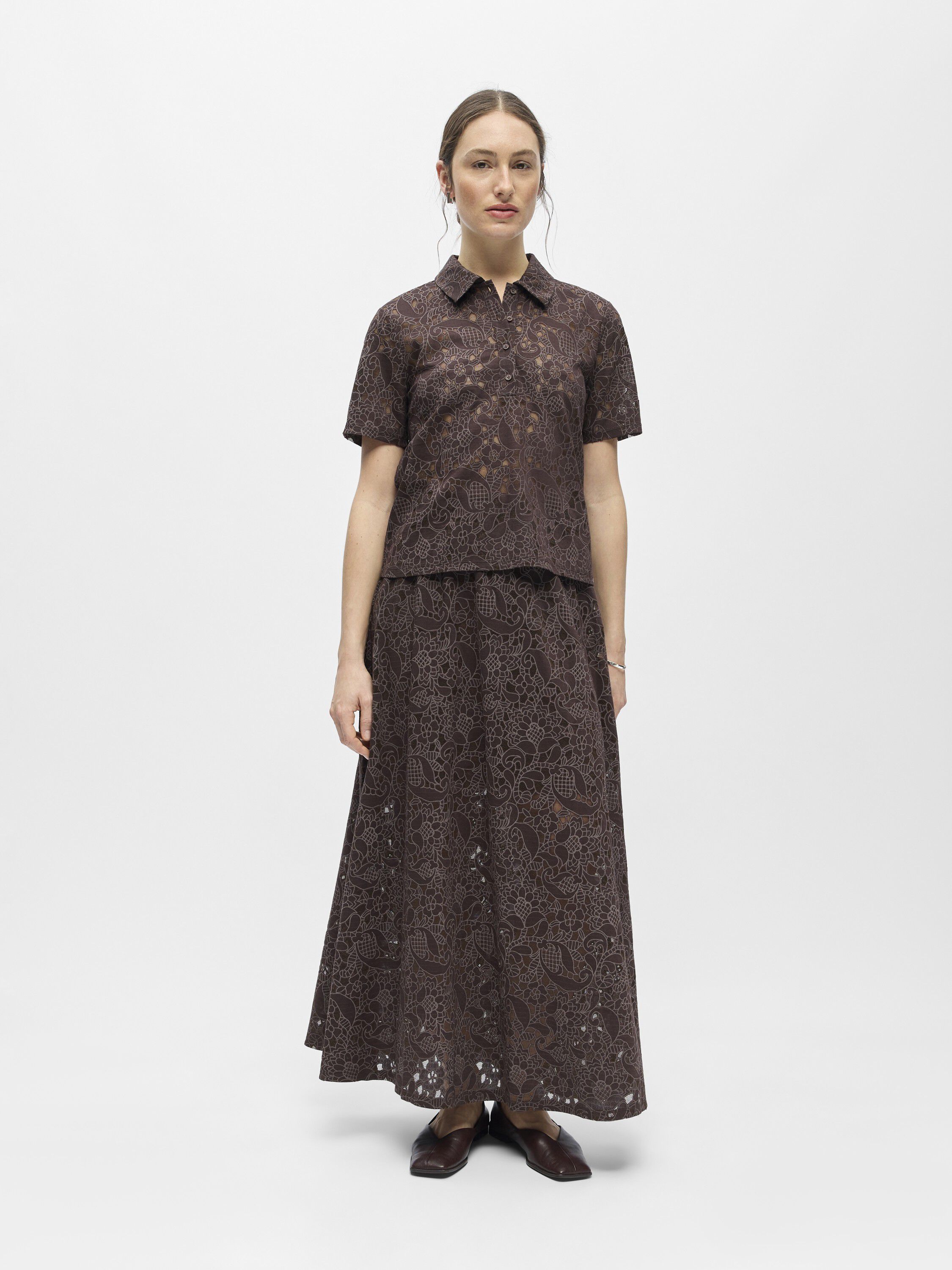 Objbianca S/S Lo Polo Topp Noos
