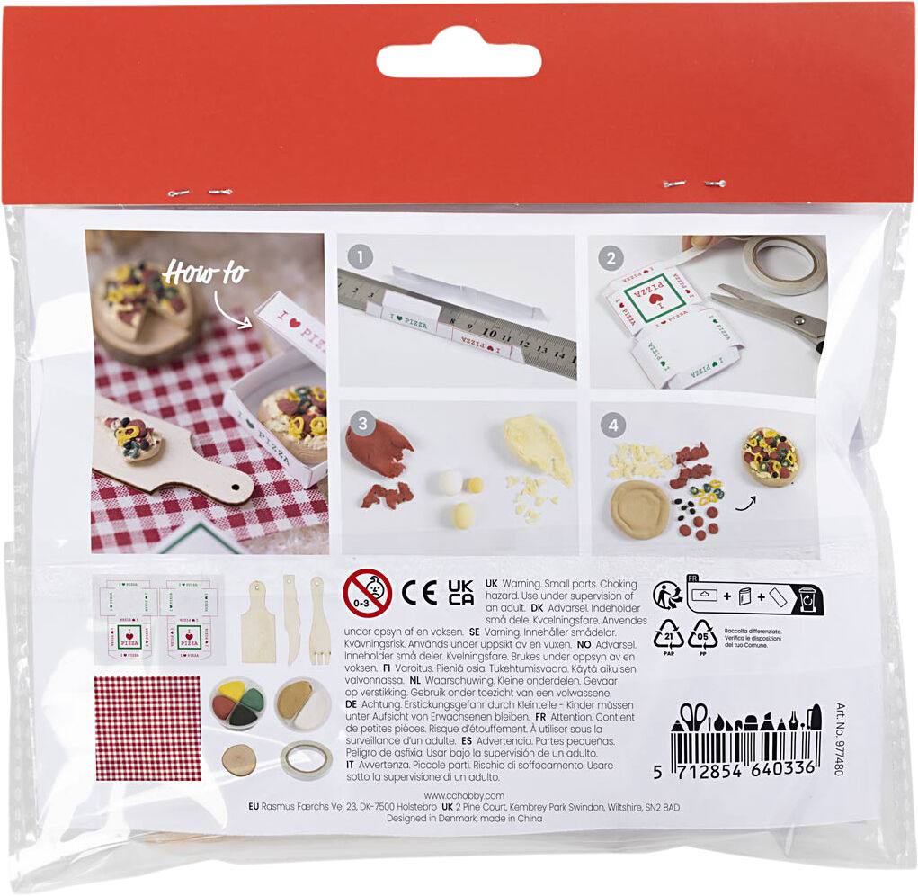 Mini DIY Kit Nissens D&oslash;r, Pizza