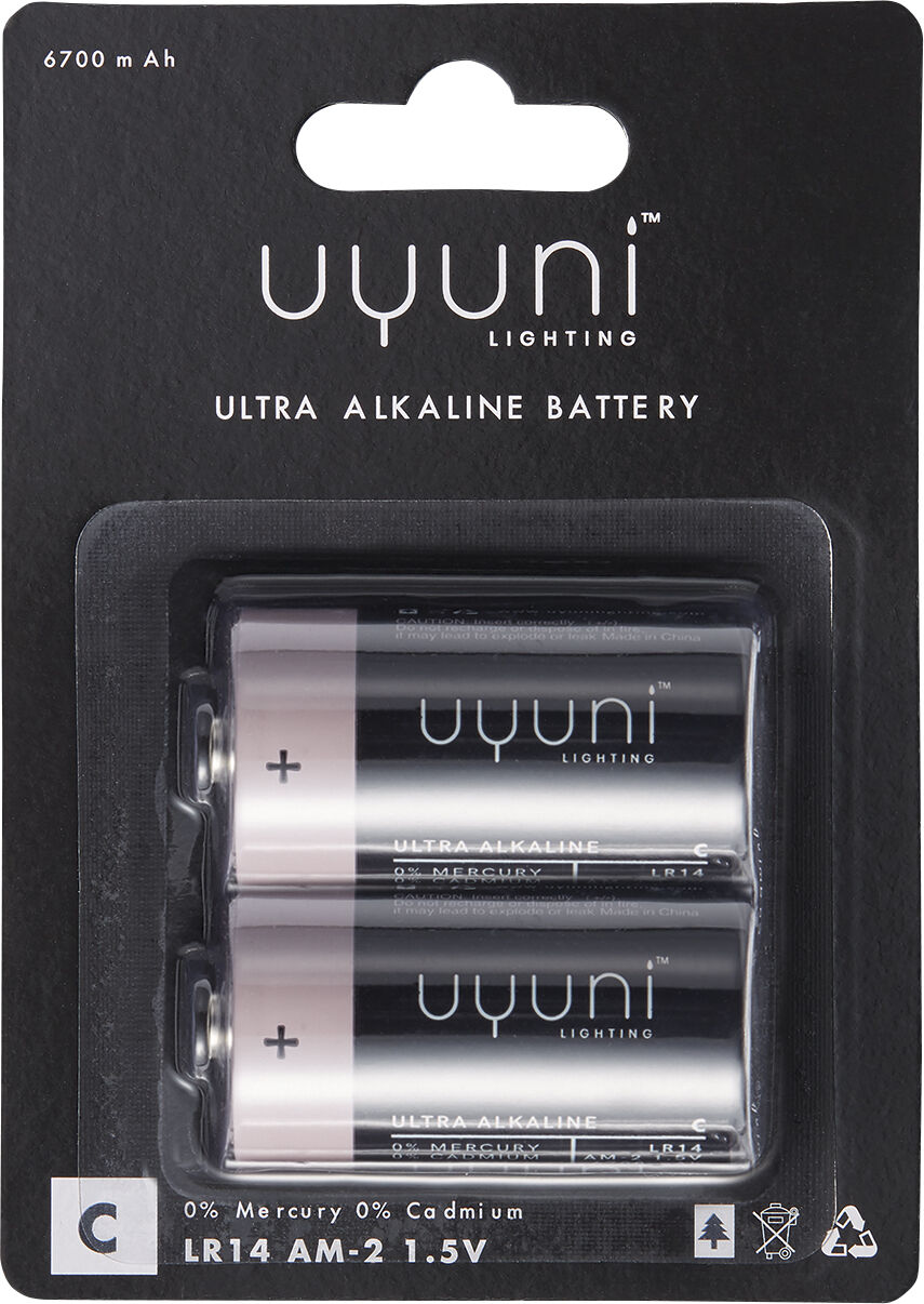 D Battery, 1,5V, 16. 000 mAh, 2-pack