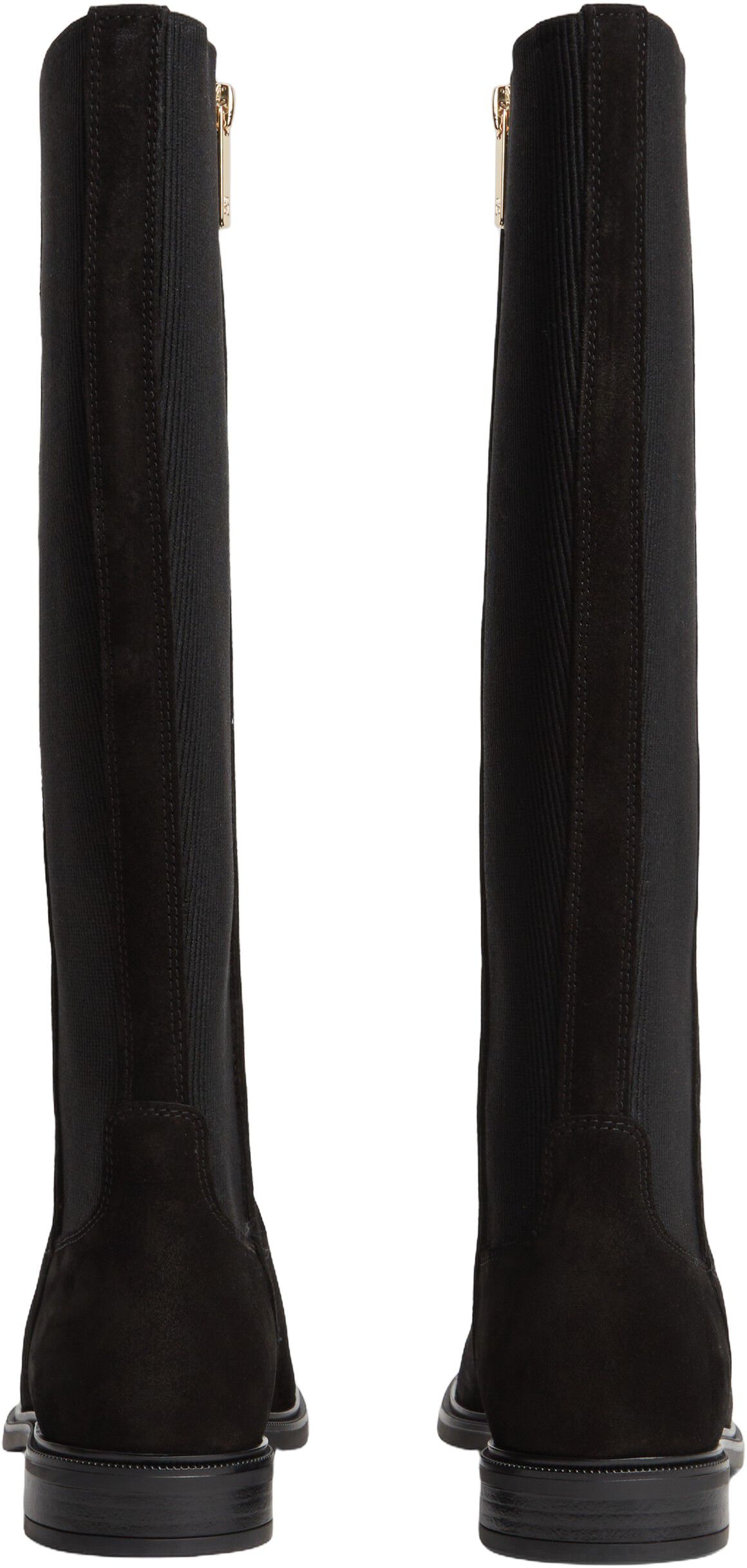 Enamel Flag Suede High Chelsea Boots