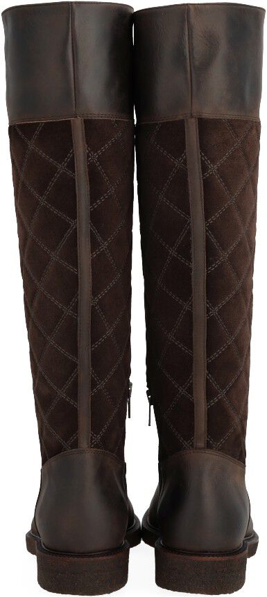 Langskaftet st&oslash;vle med kvilt detalj