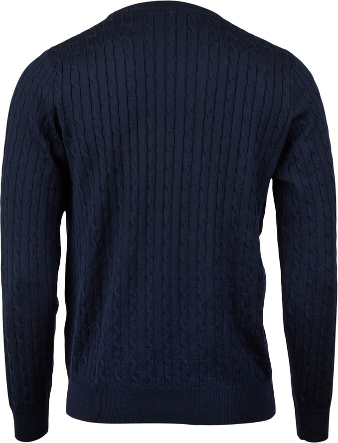 Crew Cable, Merino wool