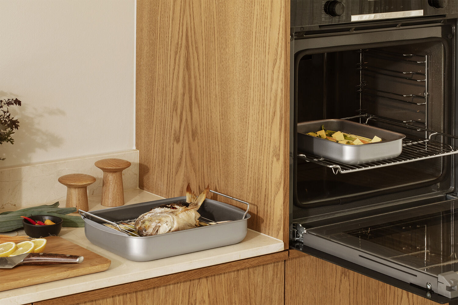 Professionel bradepande med rist 26x19 cm keramisk Slip-Let&reg;