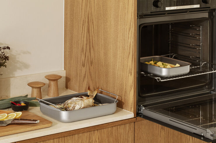 Professionel bradepande med rist 26x19 cm keramisk Slip-Let®