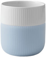 Fluted Contrast Mug 35cl Dove Blue