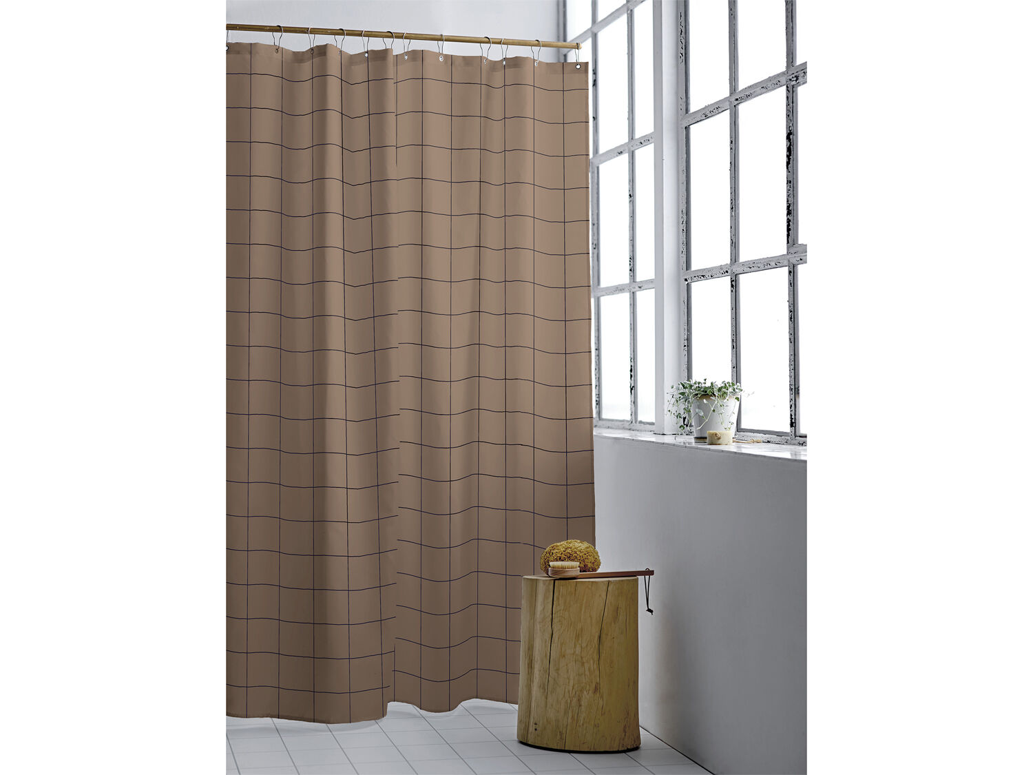 Dusjforheng 180x220 Vista Warm Taupe