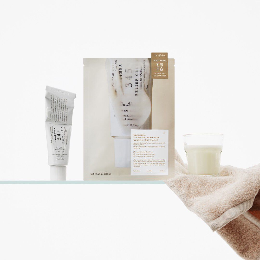 345 Relief Face Mask 4pcs.