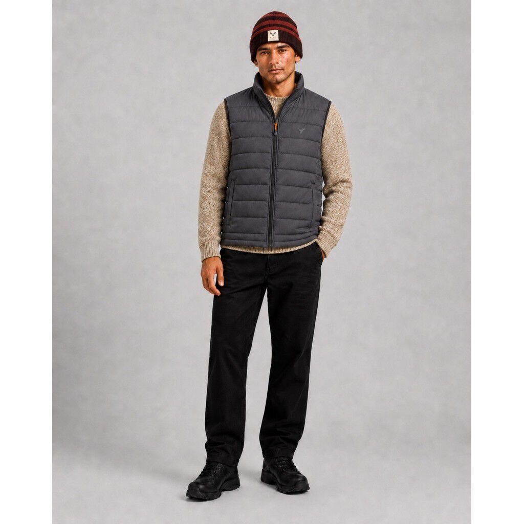Aare striped beanie