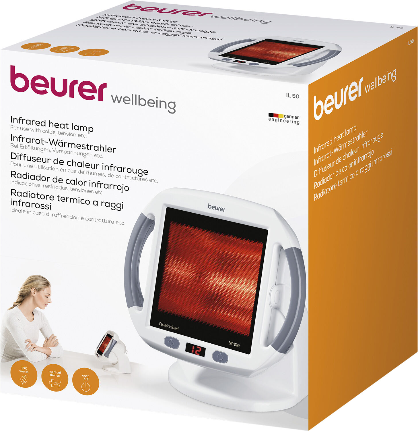 Infrar&oslash;d varmelampe