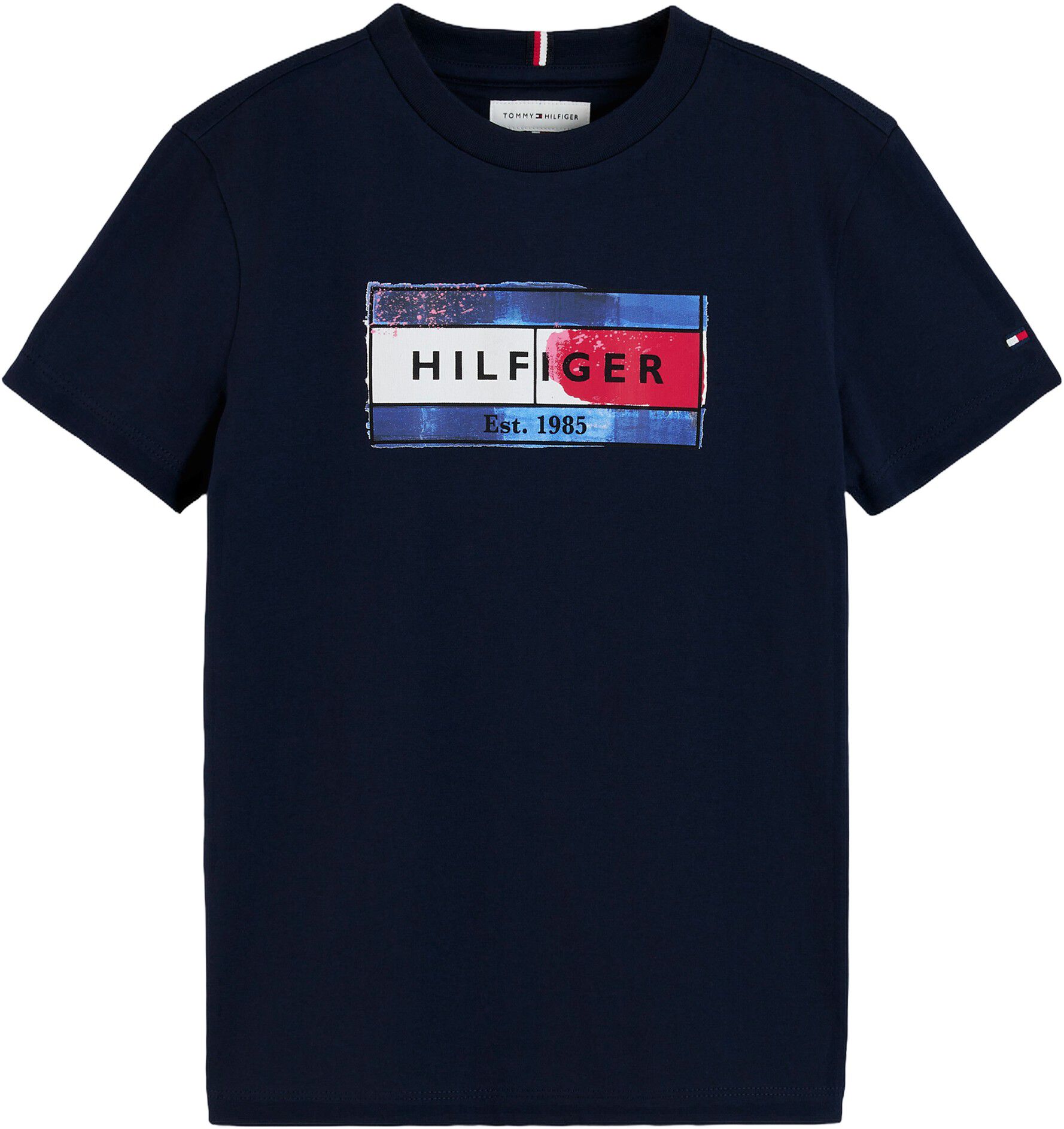 HILFIGER FLAG GRAPHIC TEE