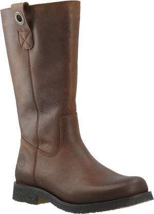 CASFREJA Pull On Boot Warm Lining Pull Up Leather