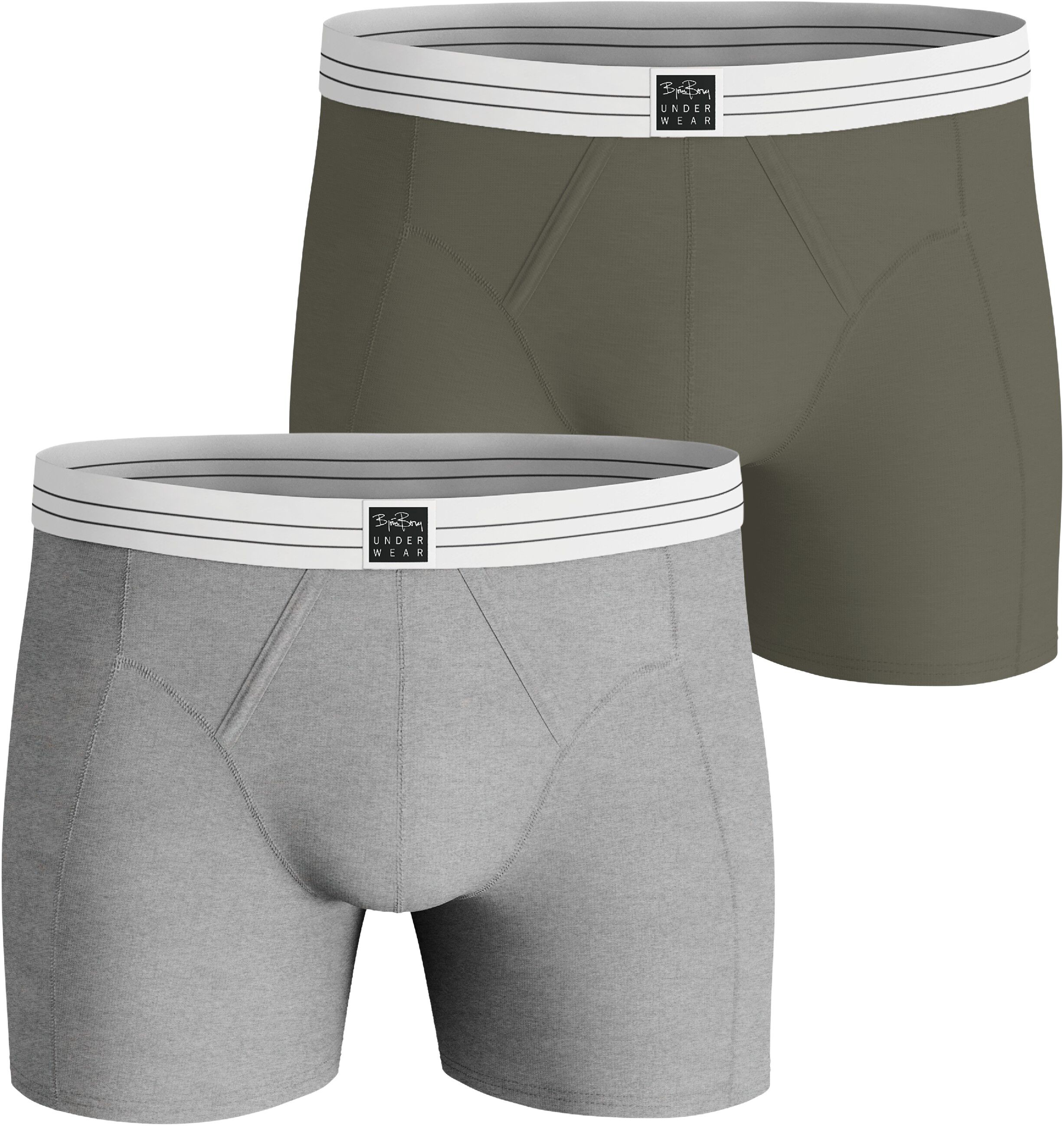 VISCOSE COTTON BLEND BOXER 2p