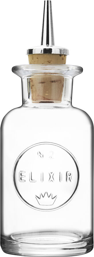 Flaska med stål-serveringspropp rund Elixir No. 2 10 cl