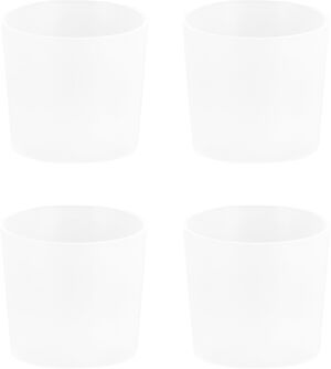 Silicone caps, Taper, Clear, 4-pack, 23 mm