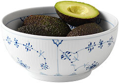 Musselmalet Riflet 110 cl. sk&aring;l