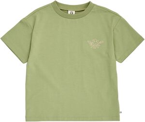 Natures imprint embroidery s/s T