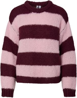 PCDORTHEA LS CHUNKY KNIT NOOS BC
