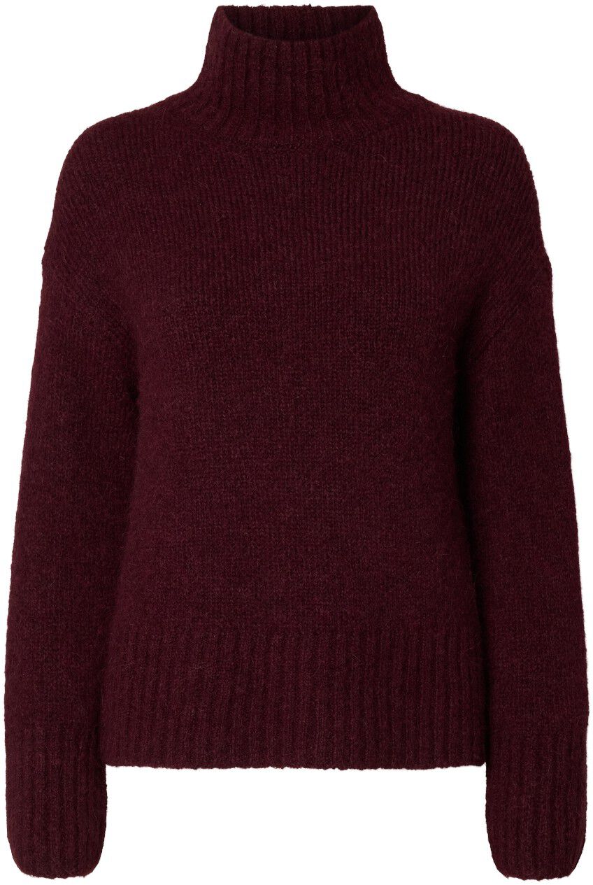 Slfgabriella Ls Knit High Neck Noos