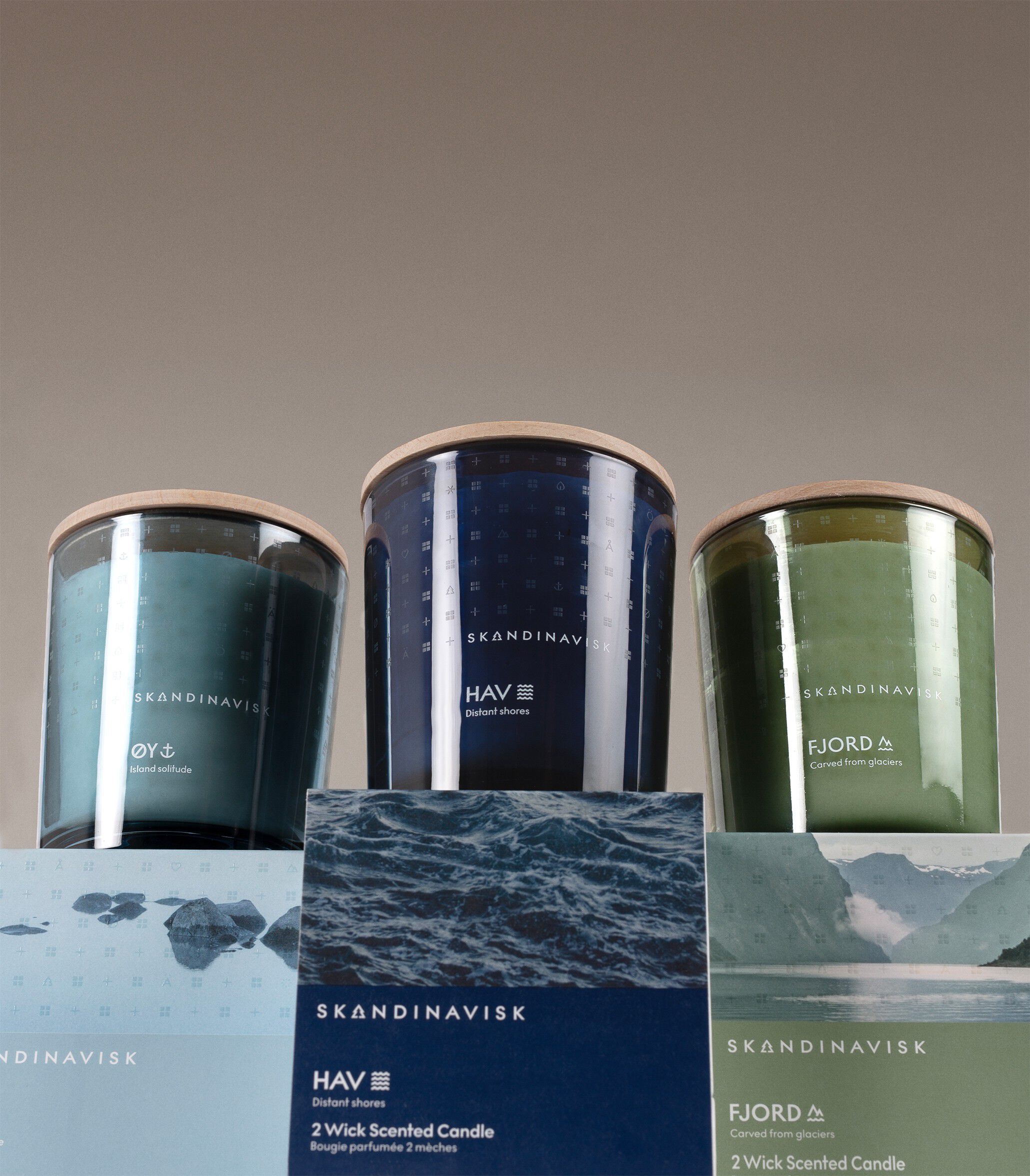 Y 2 wick Scented Candle 350g