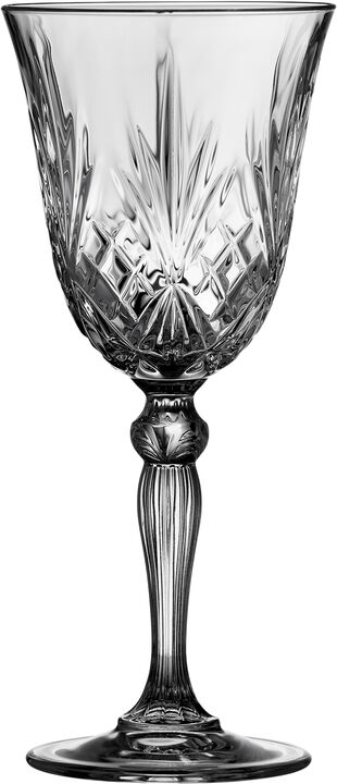 Lyngby Glas Krystal Melodia Rødvinsglass 27 cl 4 stk. Klar