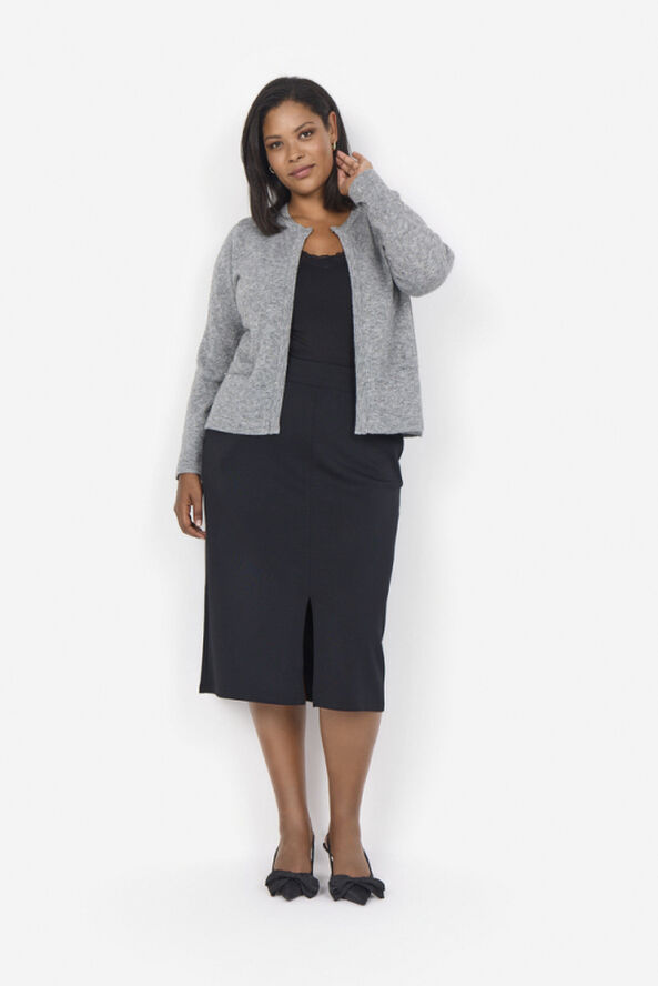 Curvy WA-KLIO 3 Cardigan Lys grå