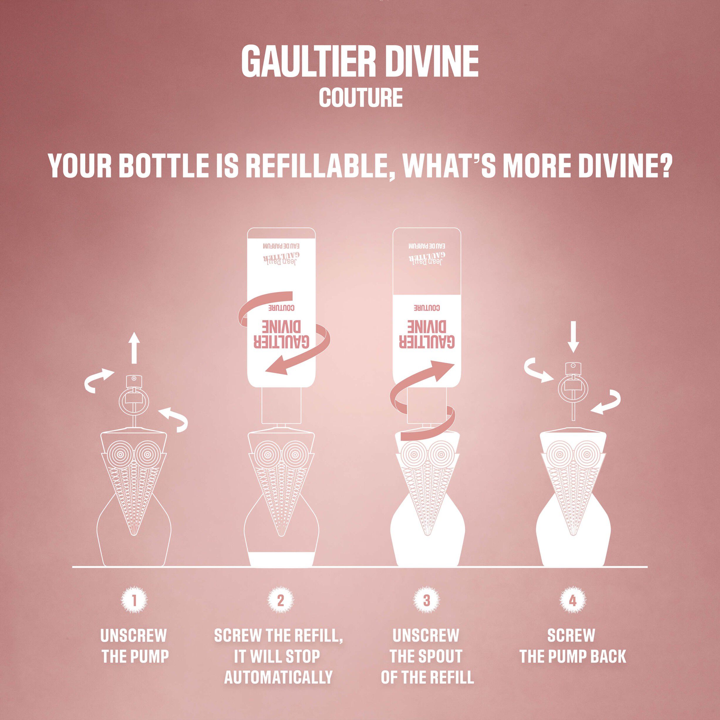 Gaultier Divine Couture Eau de Parfum Refill 200 ml