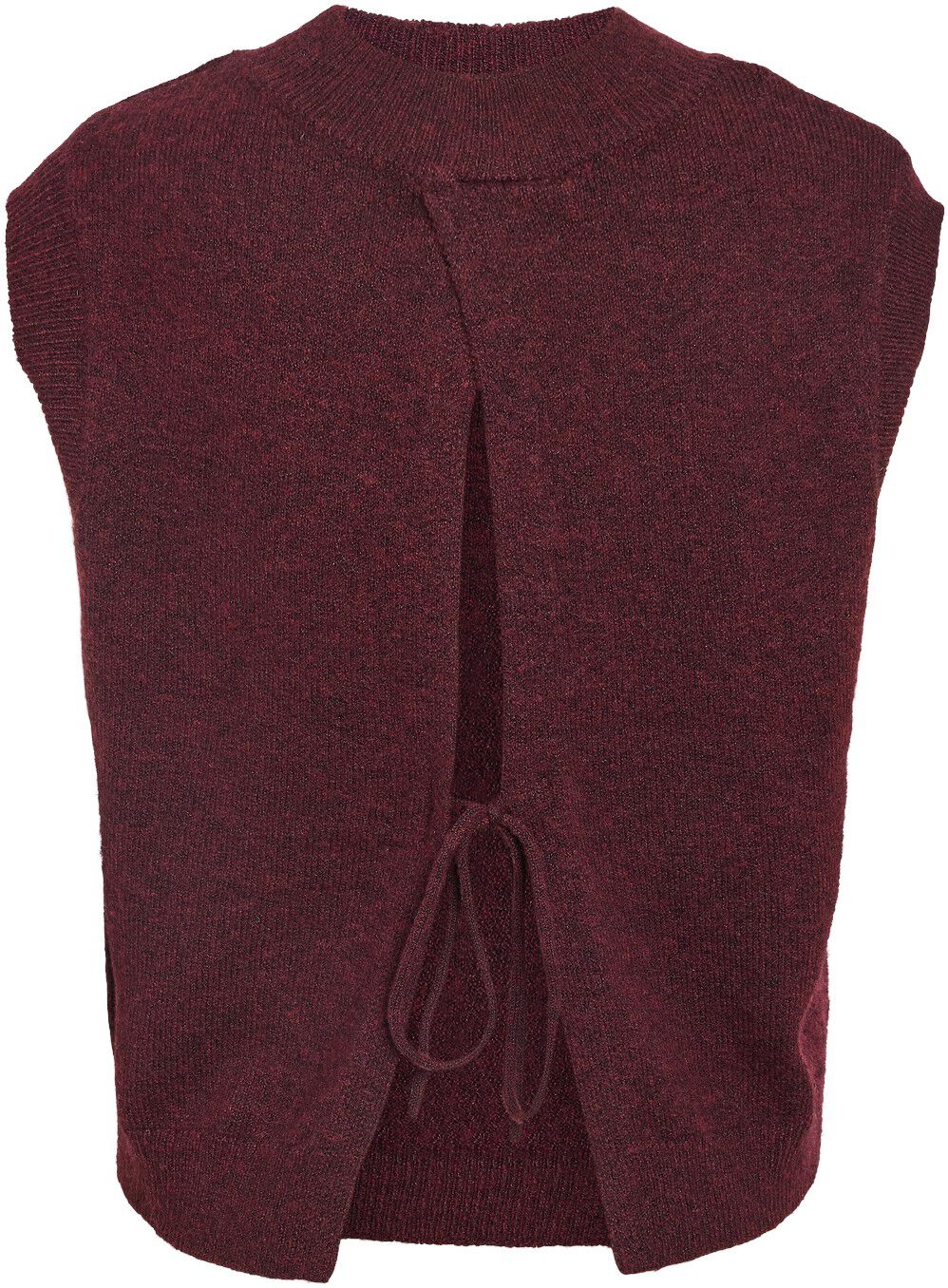 NMNOLA S/L O-NECK KNIT VEST FWD