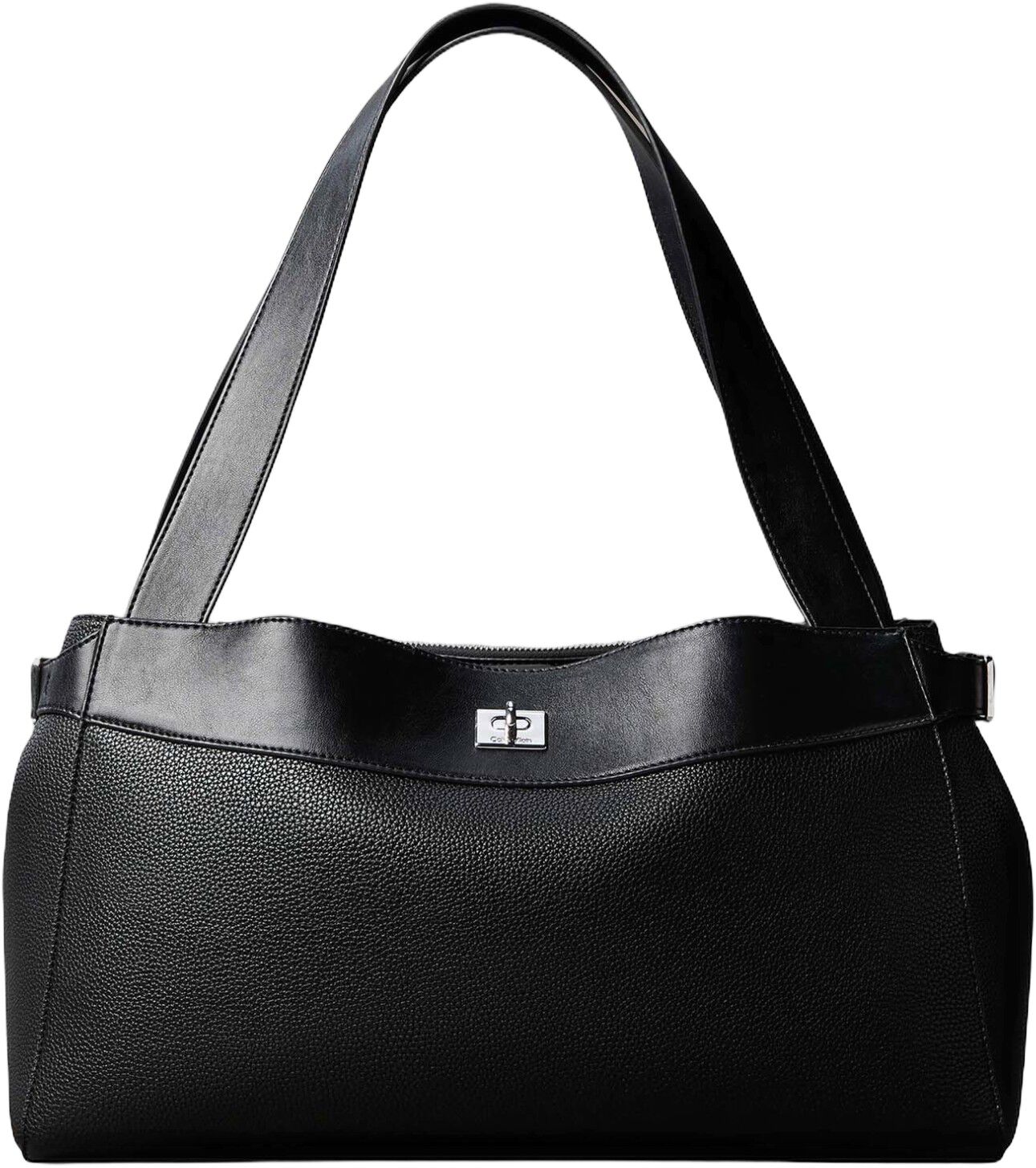 Signature Turn-Lock Tote Bag