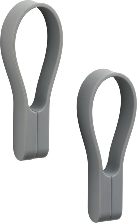 Håndklestropp Loop magnet 2 stk. Grey