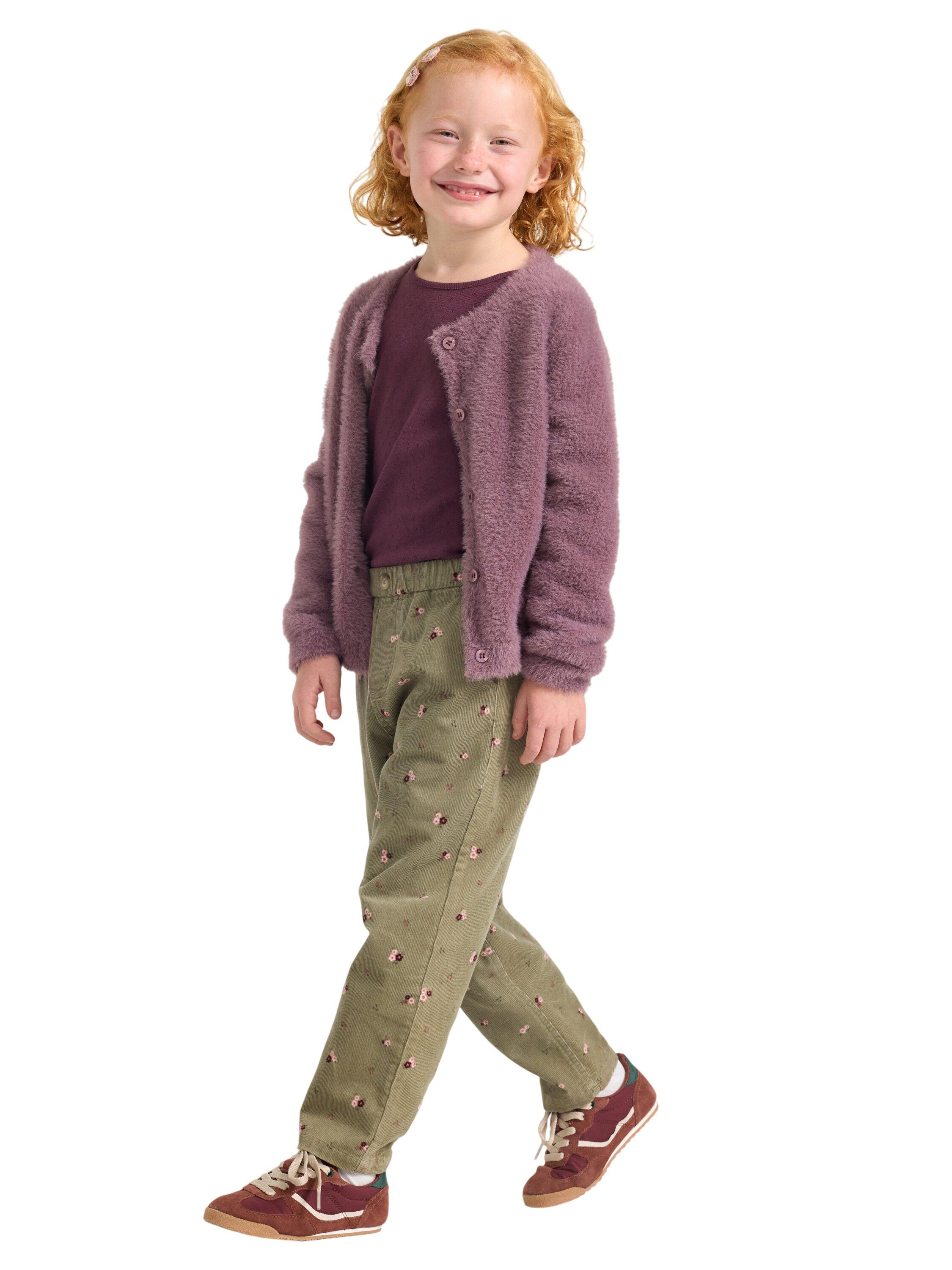 Bl&oslash;de bukser i fl&oslash;jl med et held�