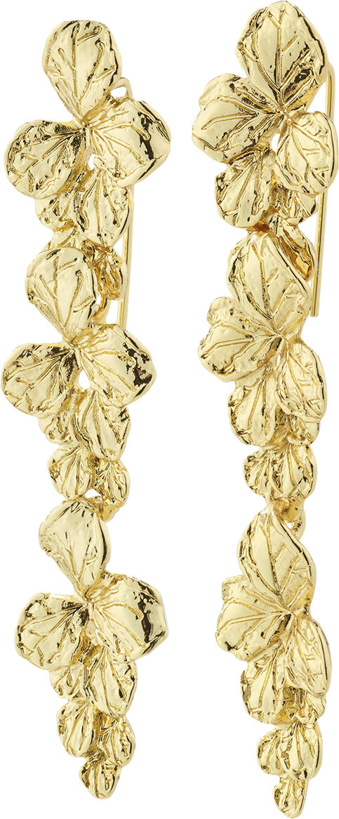ECHO recycled earrings gold-plated