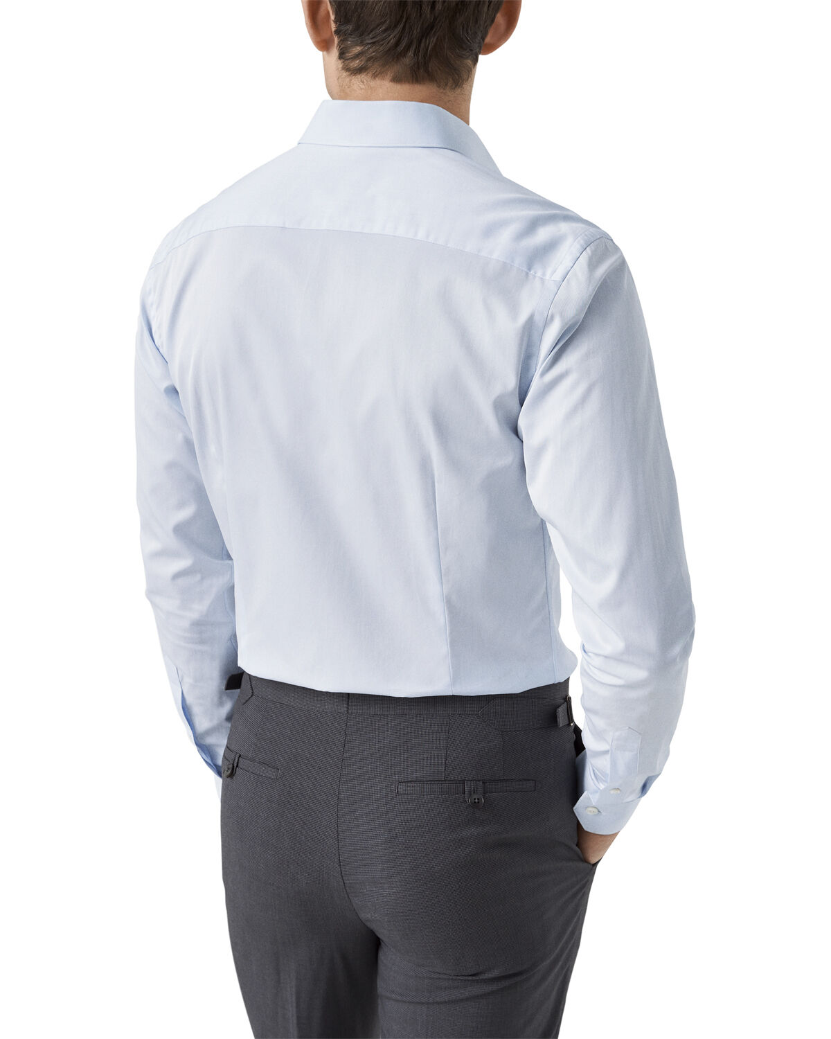 Contemporary Fit White Solid Elevated Twill Shirt