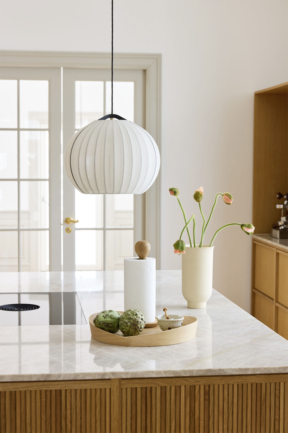 V1 Kamma K&oslash;kkenrulleholder R7B Copenhagen, eg, natur, 31,5 x