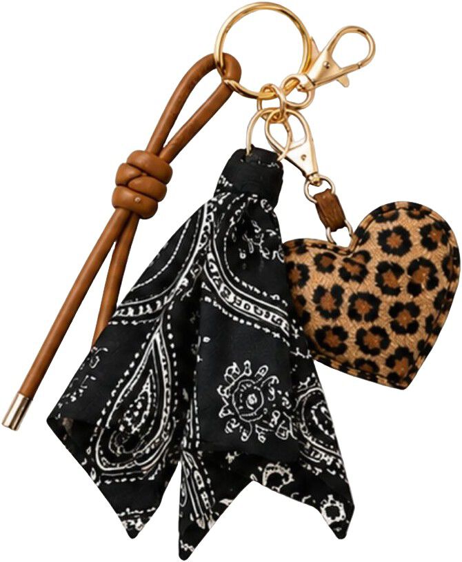 Keyhanger black scarf