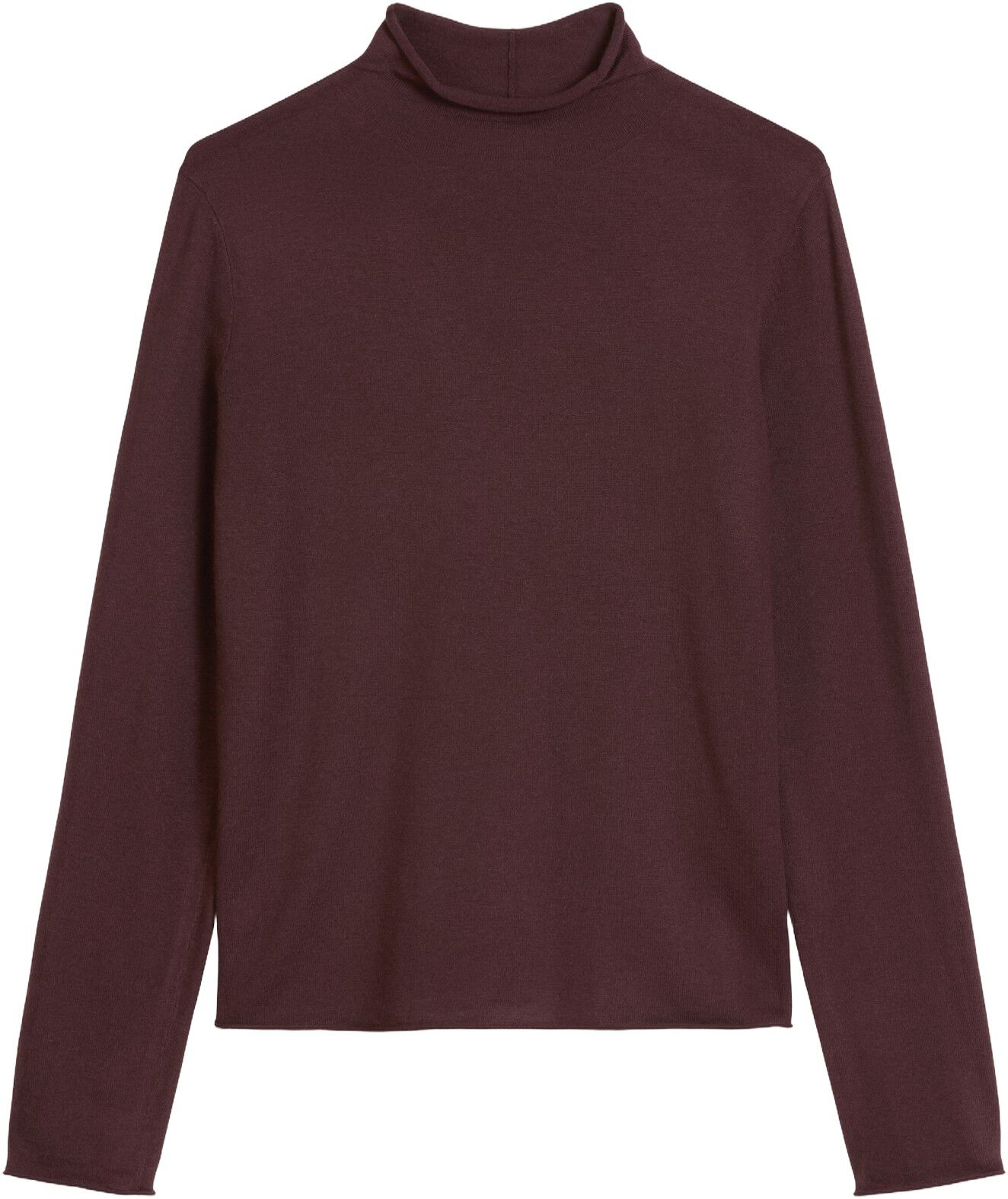 Pullover, longsleeve, stand-up coll