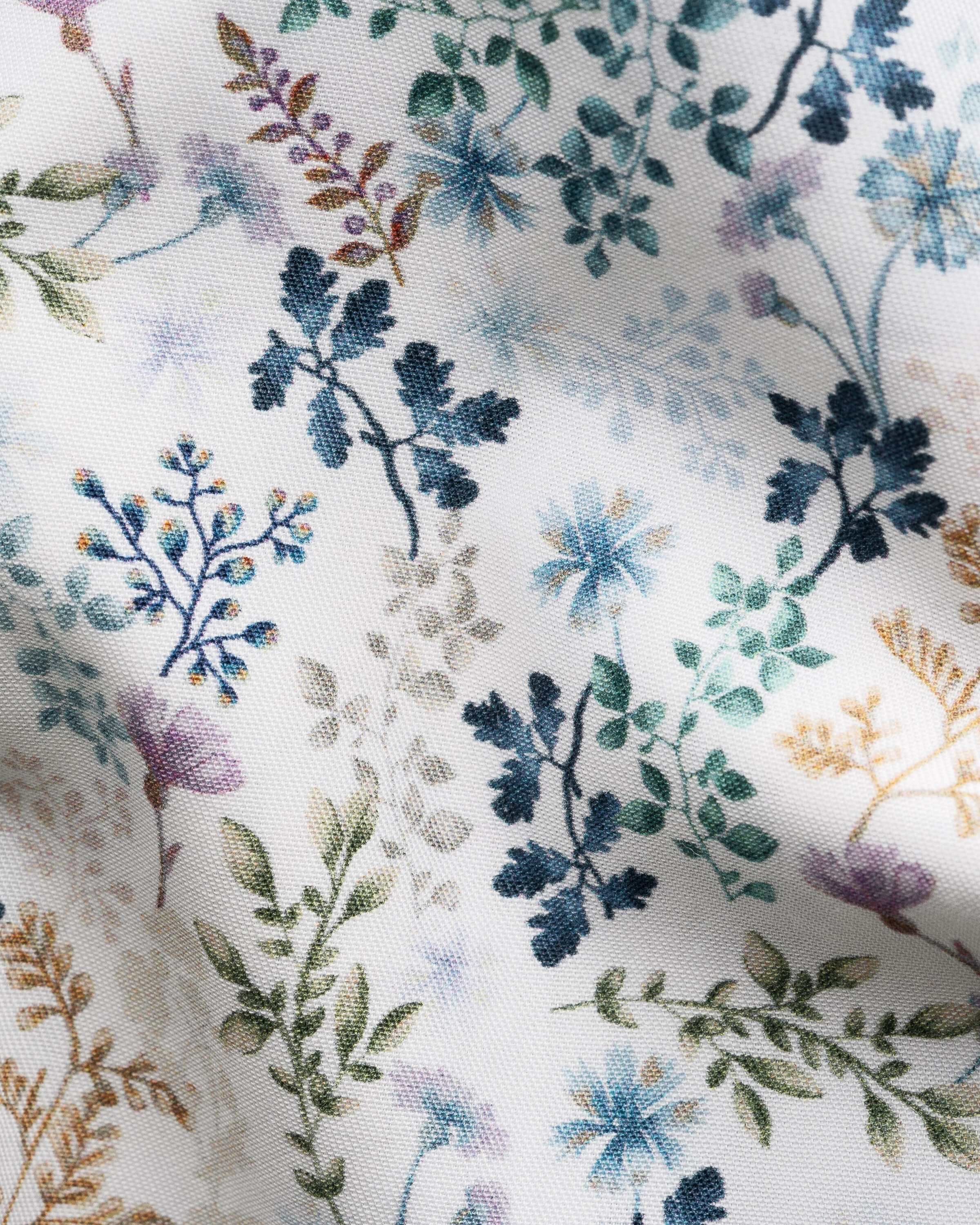 Slim Fit Floral Twill Shirt