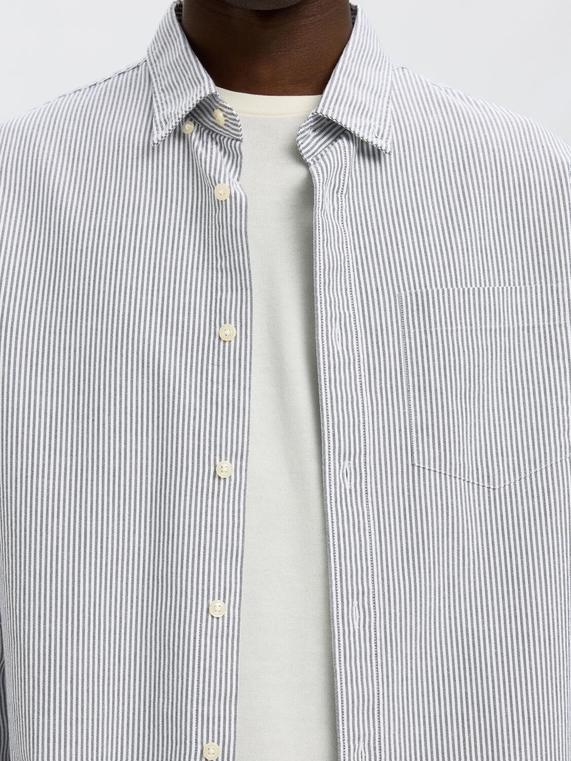 Slmcole-Rick Ox Reg Ls Shirt Noos