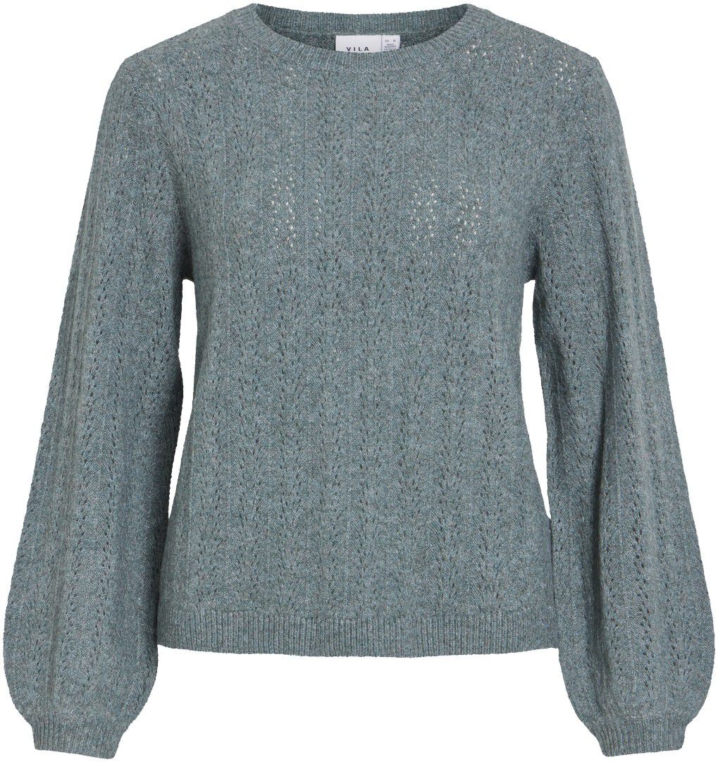 VILIGA POINTELLE L/S O-NECK TOP -NO