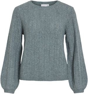 VILIGA POINTELLE L/S O-NECK TOP -NO
