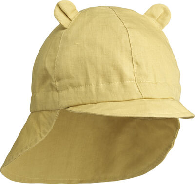 Gorm Linen Sun Hat With Ears Crispy