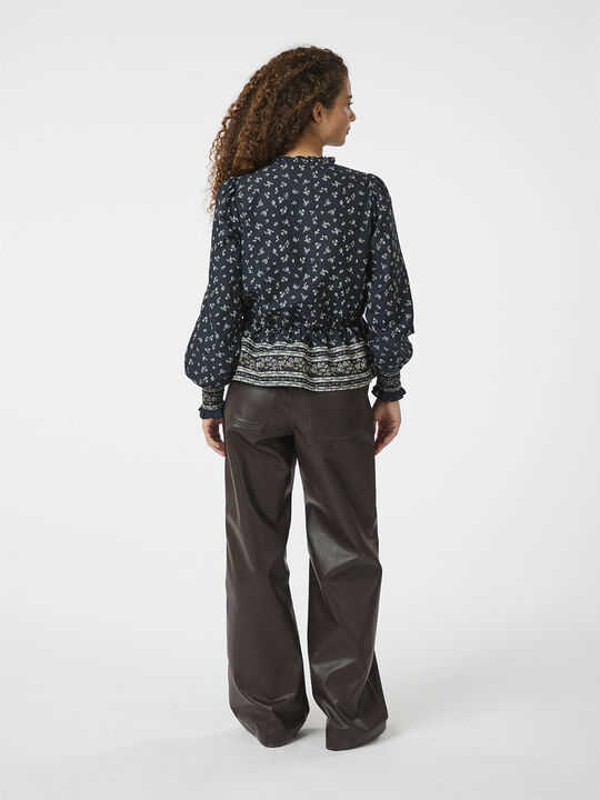 Ora Mini Border Blouse